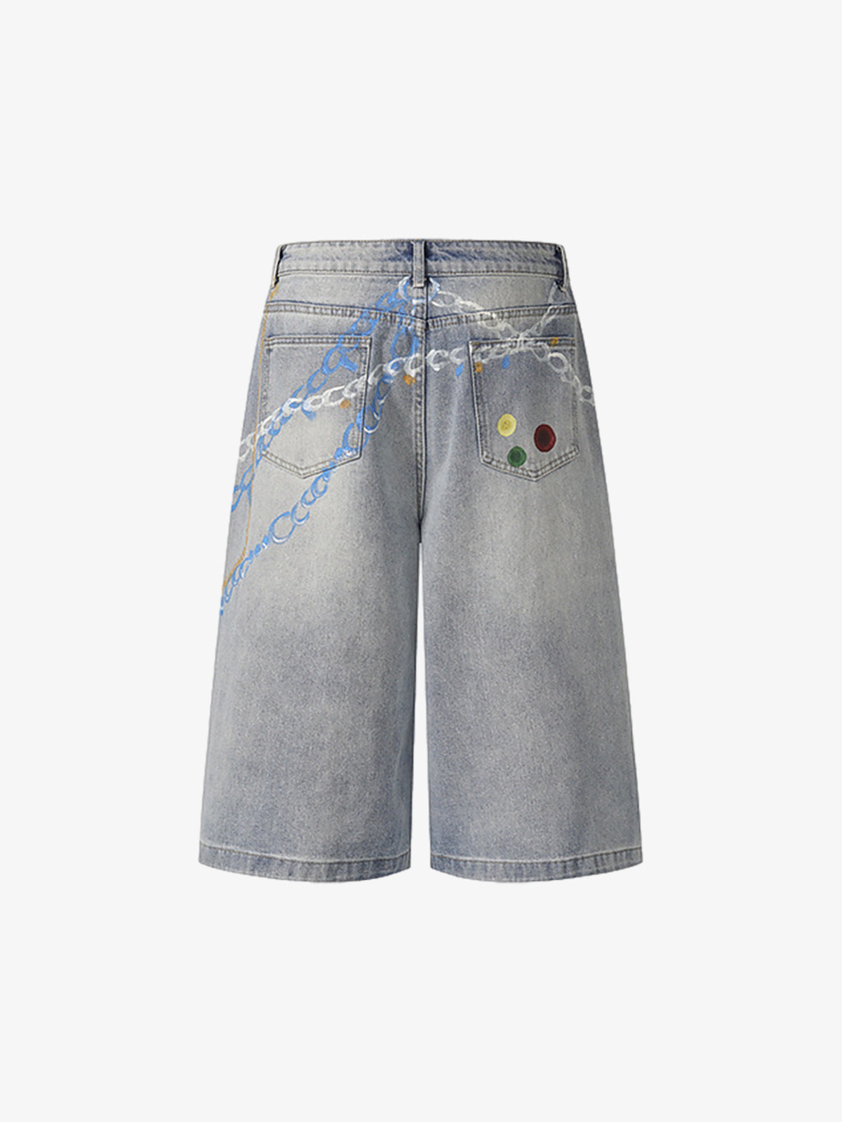 Urban Graffiti Denim Jorts