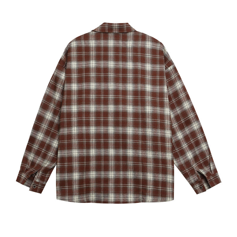 Tied Plaid Overshirt