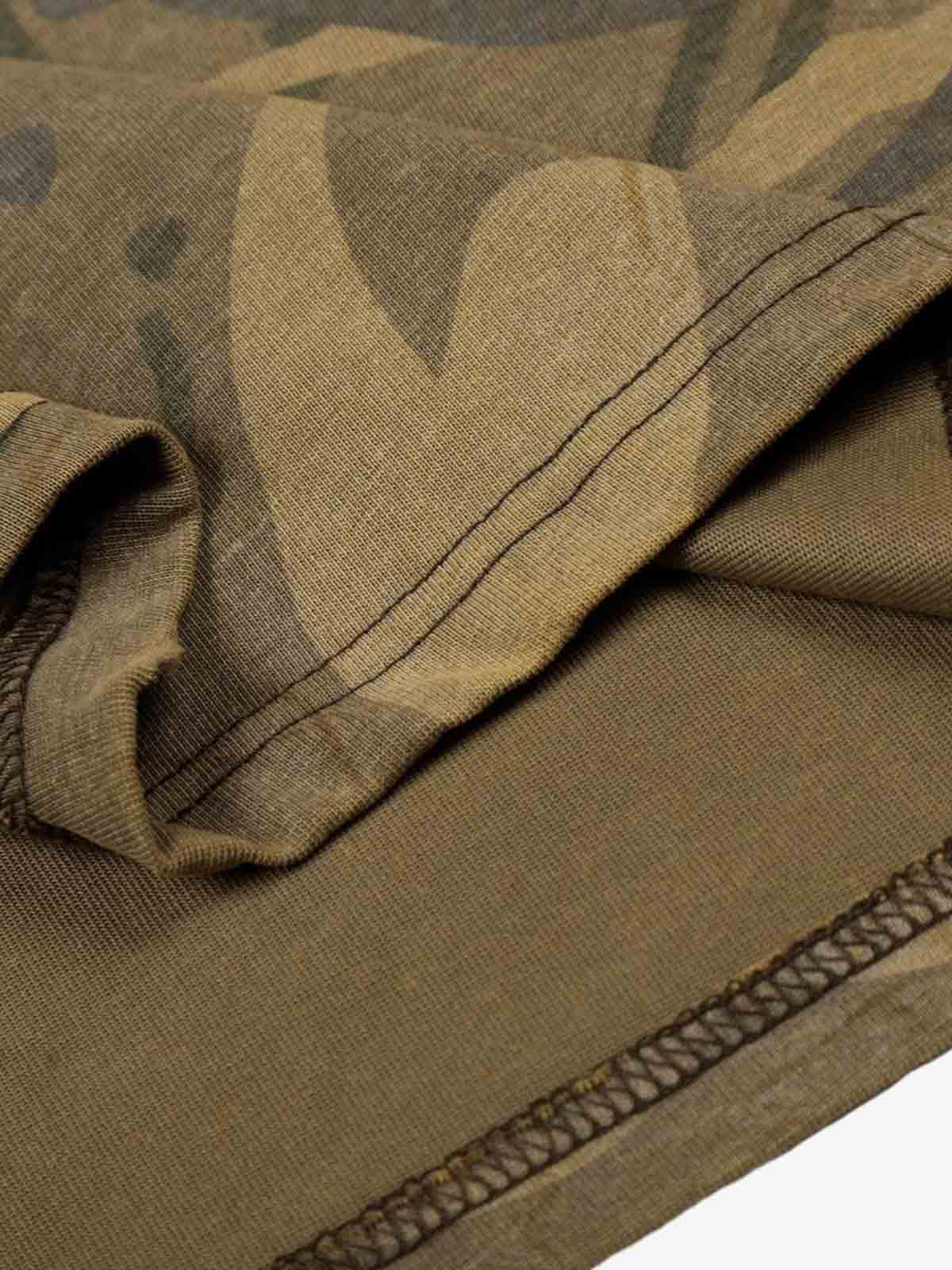 Camo Graphic Long Sleeve T-Shirt with Number 8 Design