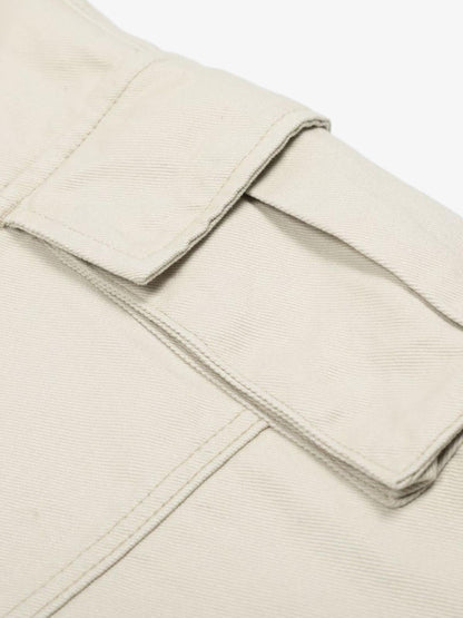 Adjustable Drawstring Cargo Shorts