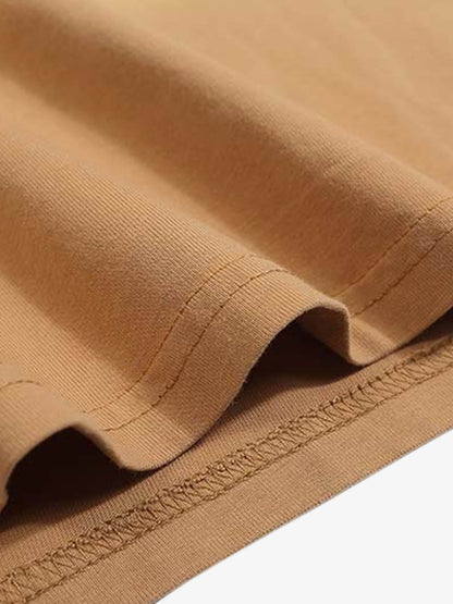 Distressed Gradient Long Sleeve T-Shirt with Letter Print