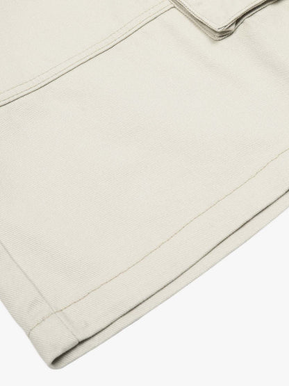 Adjustable Drawstring Cargo Shorts