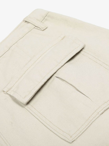 Adjustable Drawstring Cargo Shorts