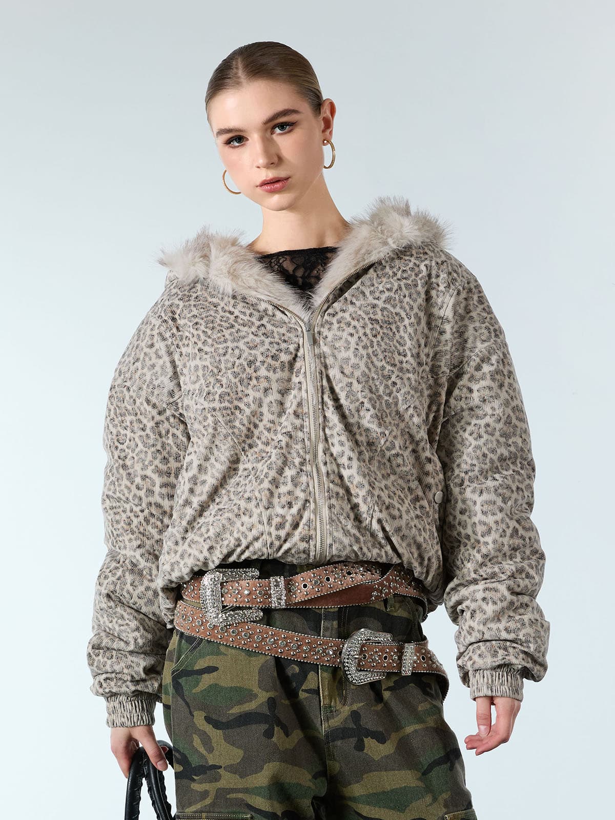 Cheetah Fur Jacket