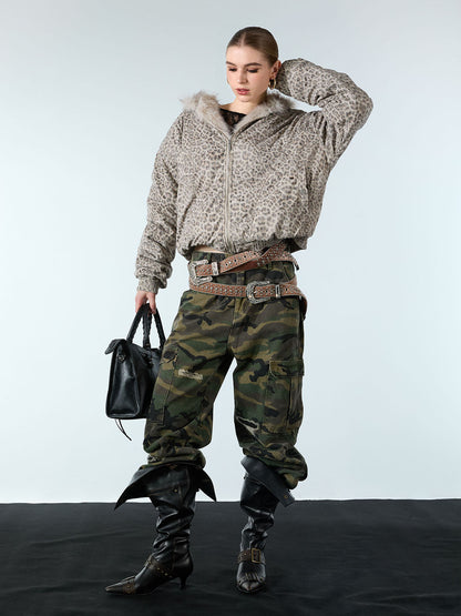 Cheetah Fur Jacket