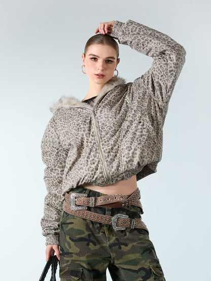 Cheetah Fur Jacket