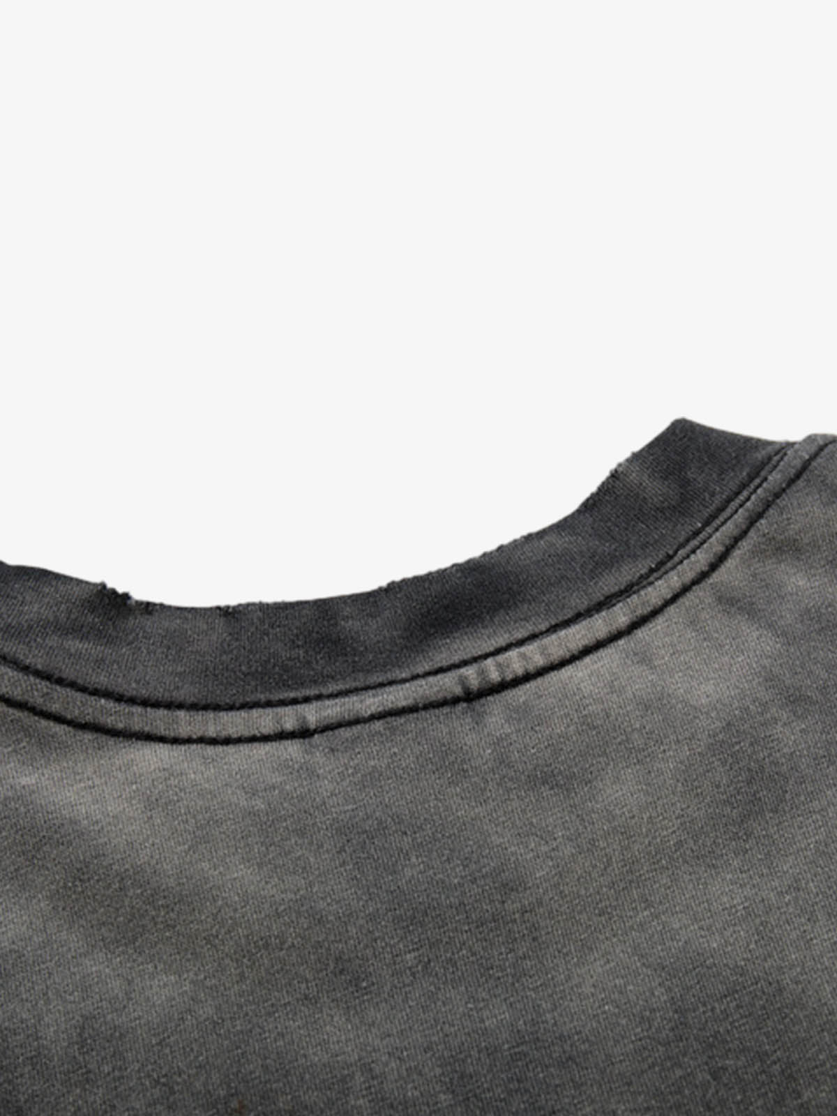 Distressed Graphic Cotton Tee