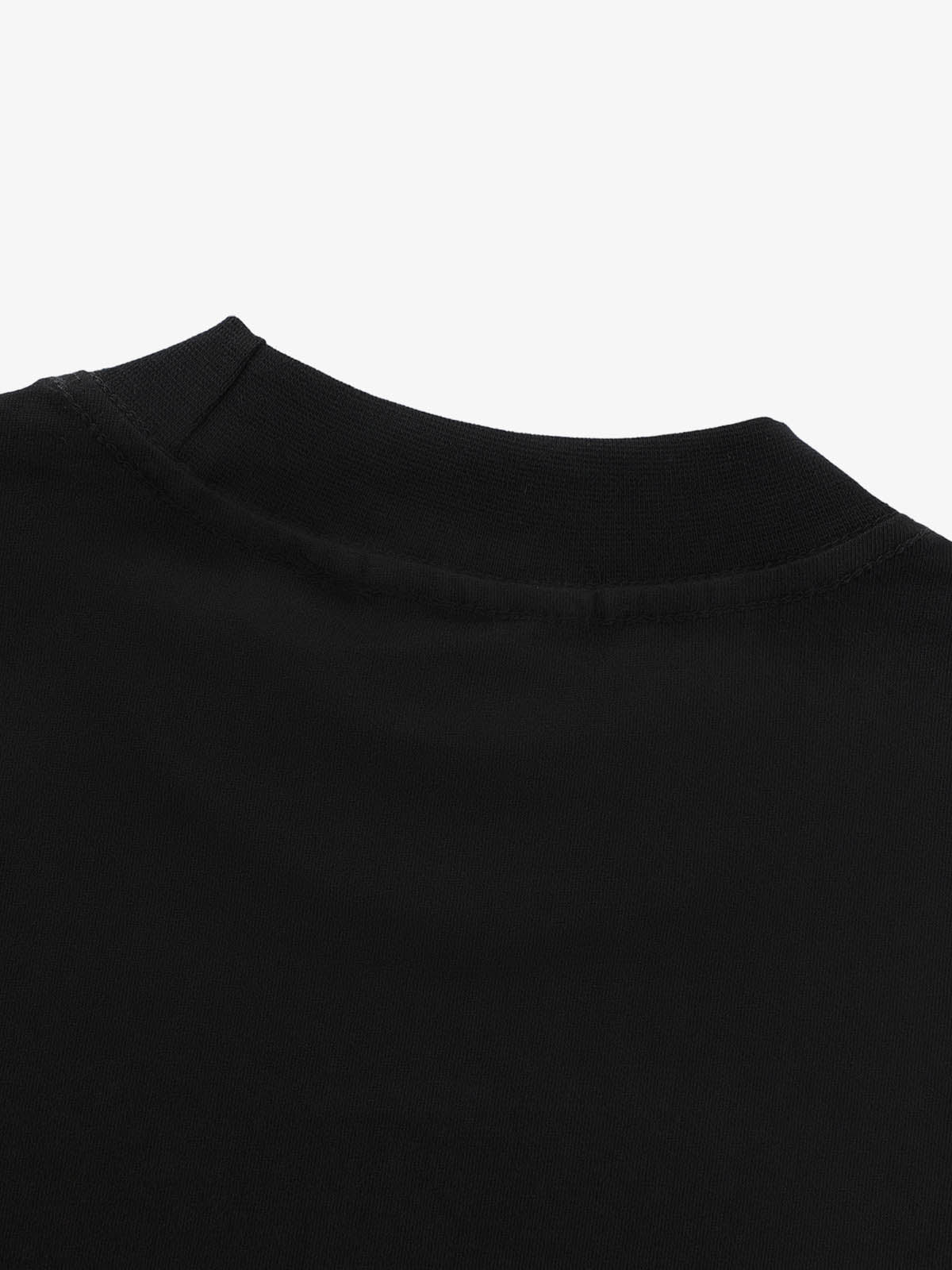 Vintage Star Pattern Long-Sleeve Tee