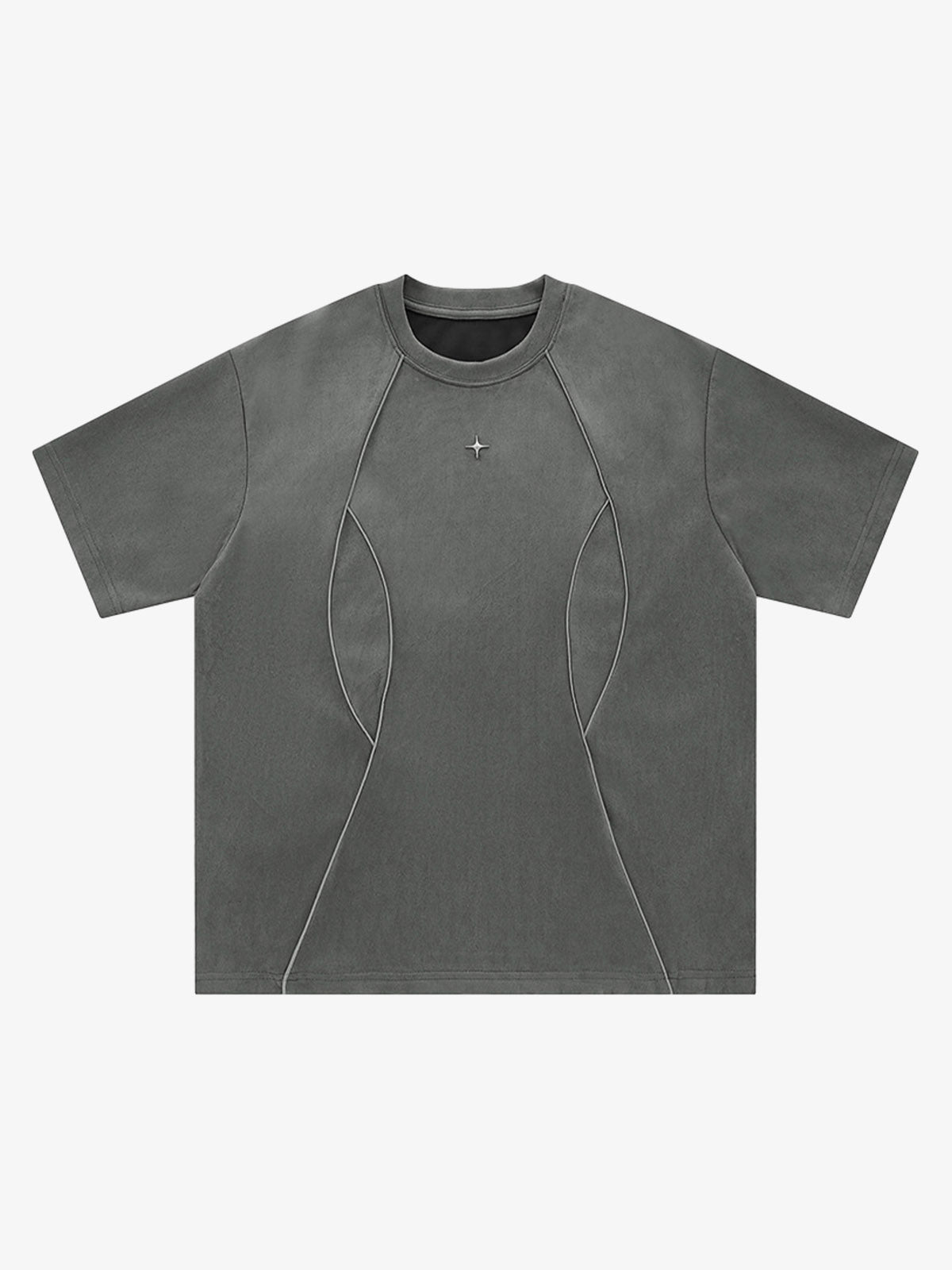 Deconstructed Split Short Sleeve Tee