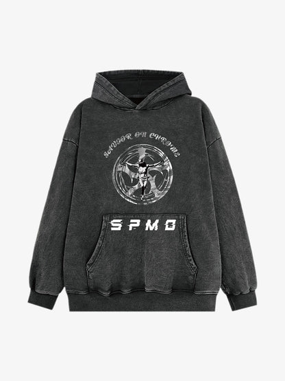 Savior On Chrome Graphic Hoodie