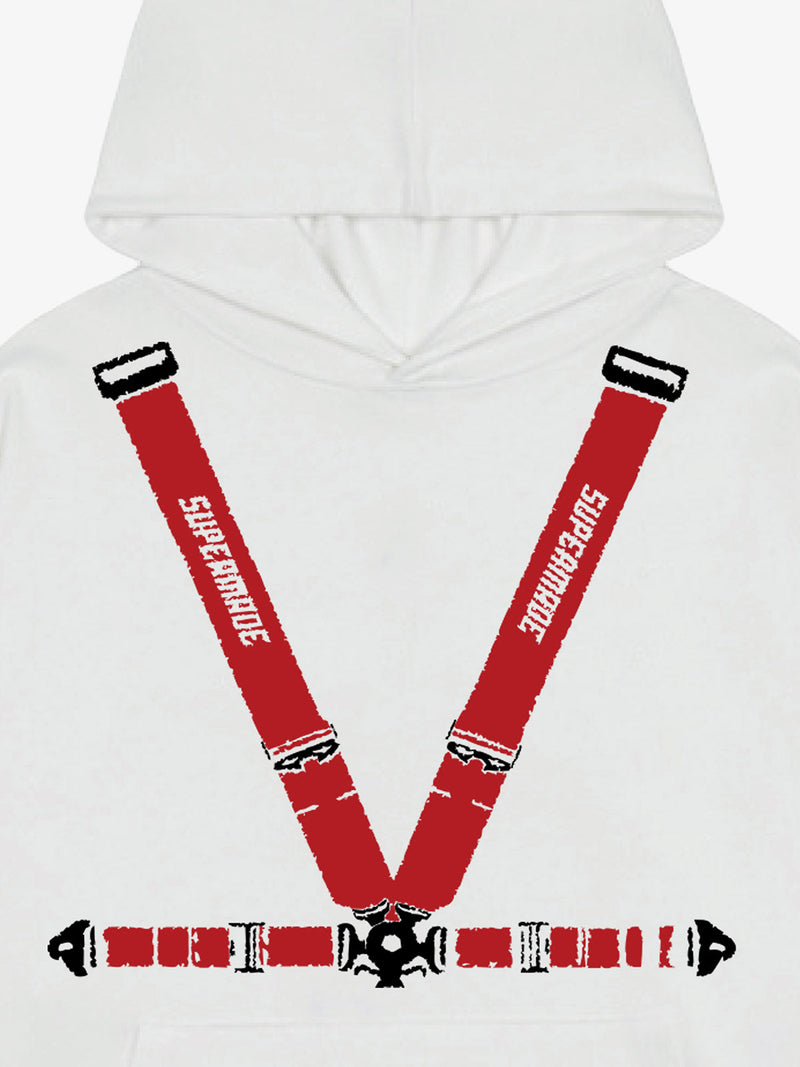 Racing Seat Belt Design Hoodie