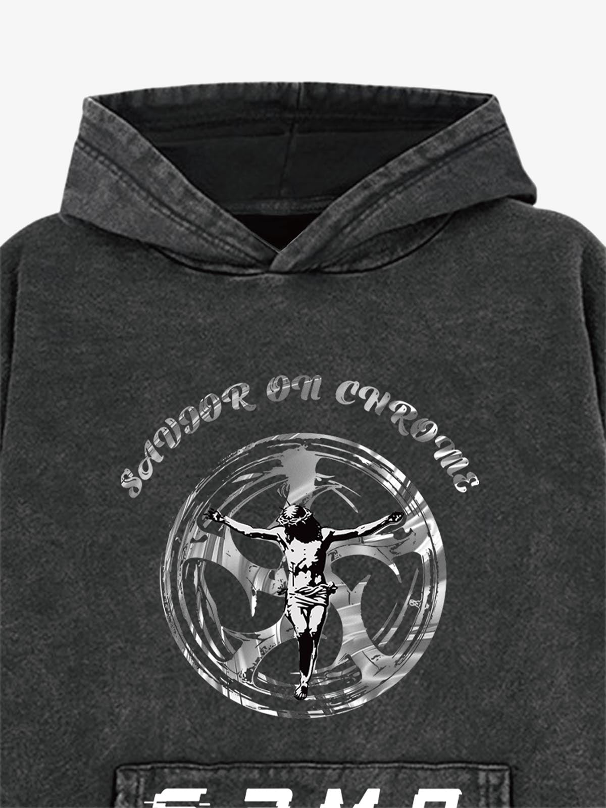 Savior On Chrome Graphic Hoodie