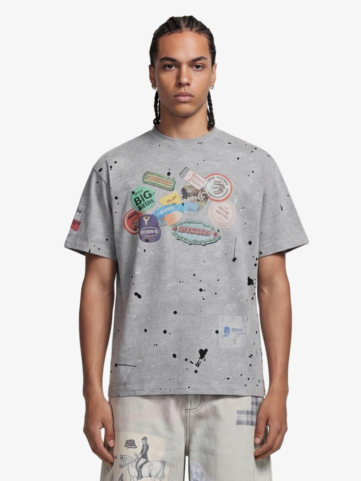 Vintage Ink Splash Tee