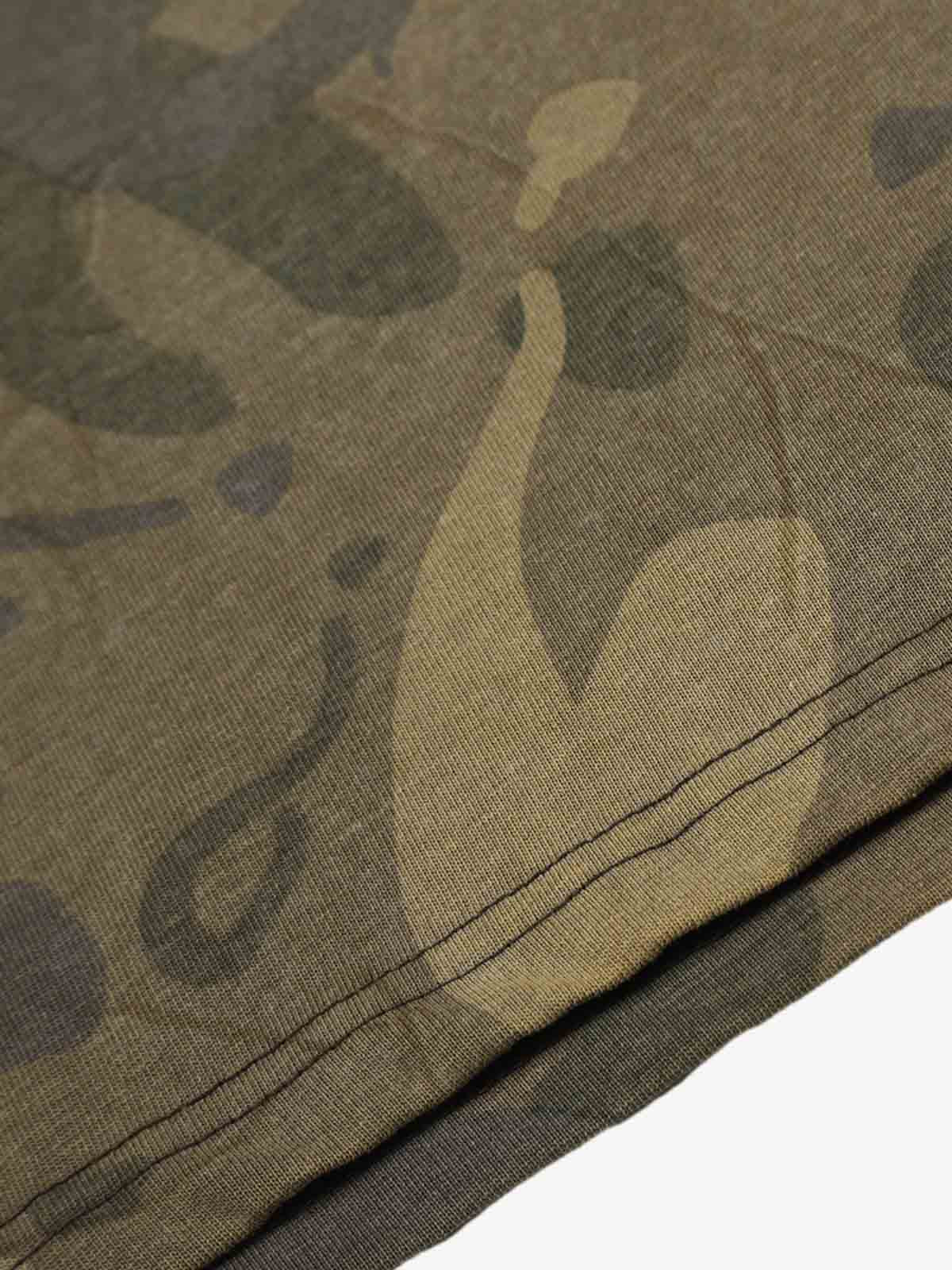 Camo Graphic Long Sleeve T-Shirt with Number 8 Design