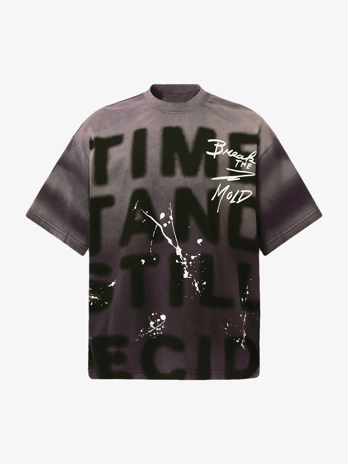 Ink Splash Letter Graphic Tee