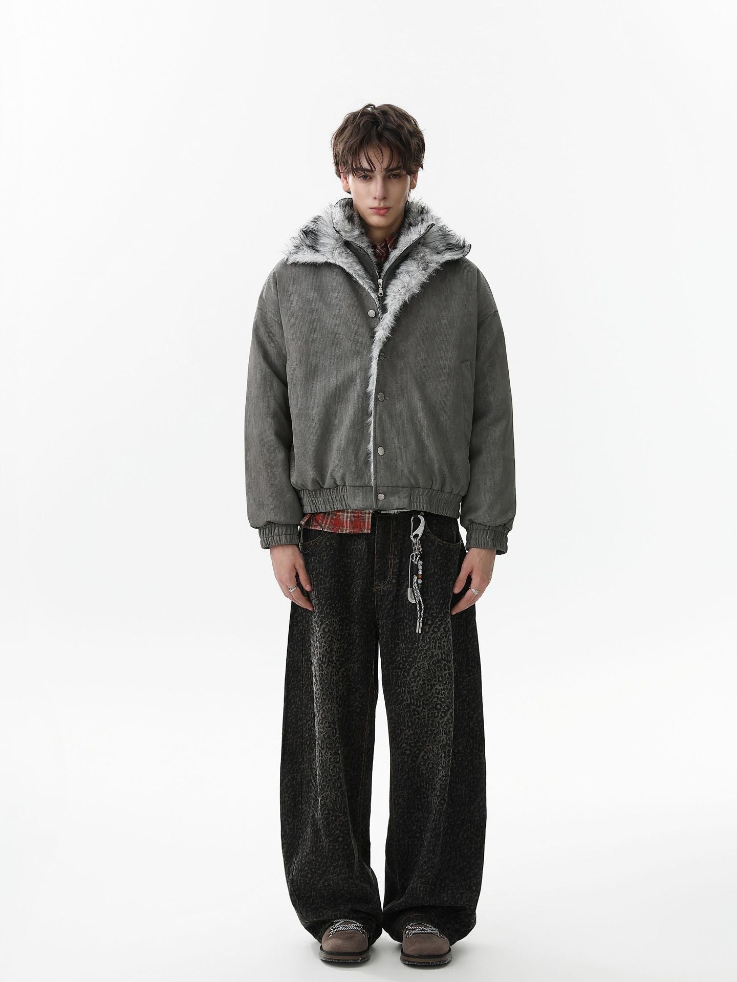 Two-Tone Fleece Jacket