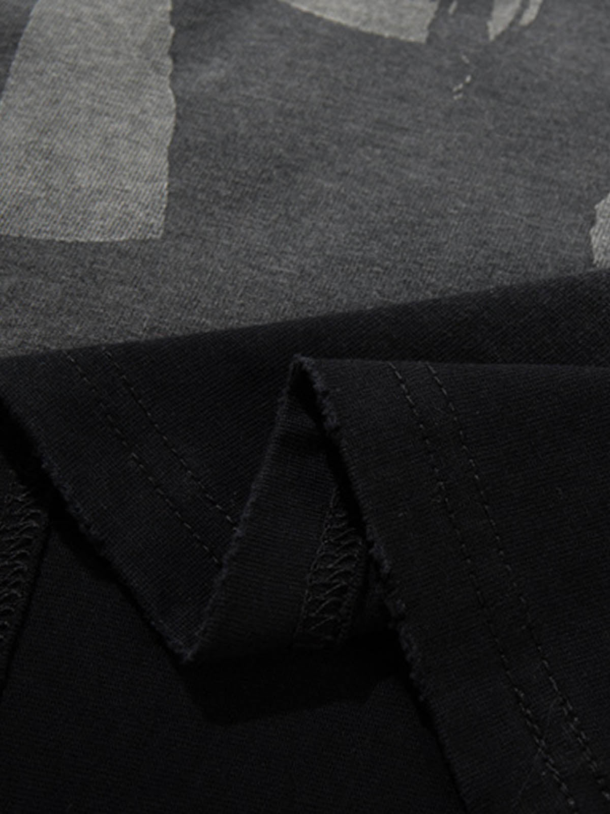 Distressed Graphic Cotton Tee