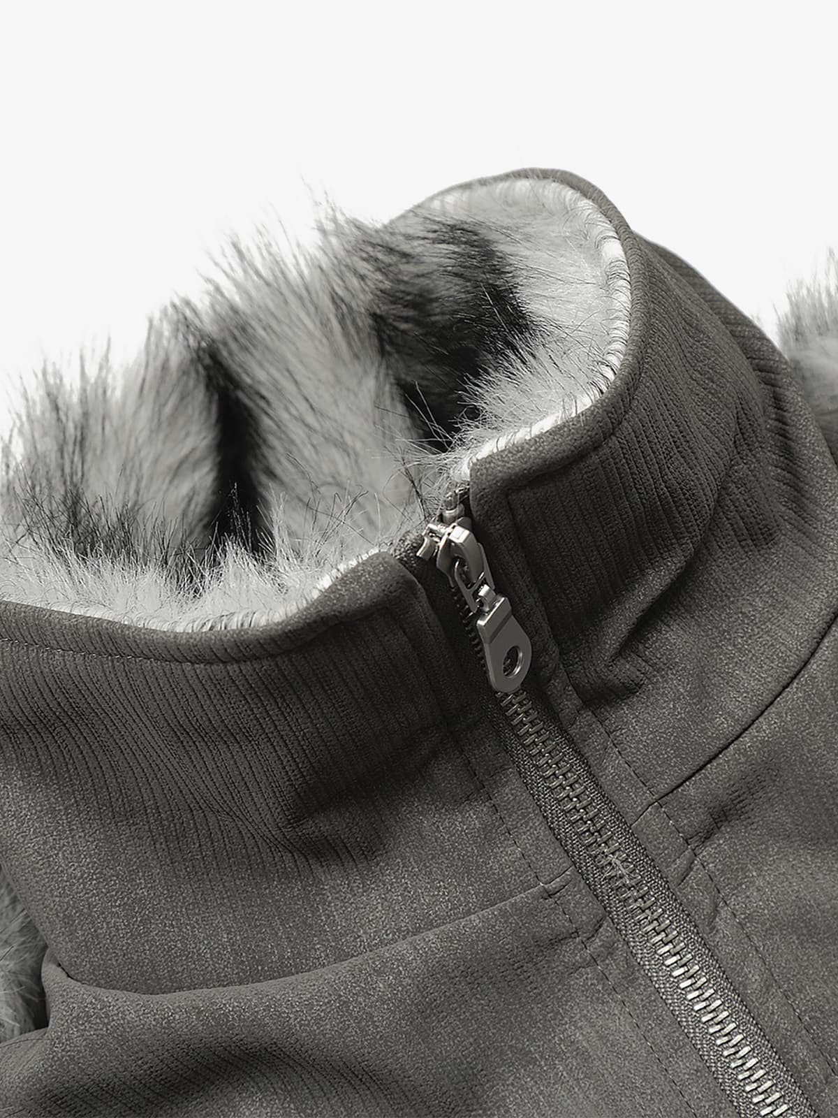 Two-Tone Fleece Jacket