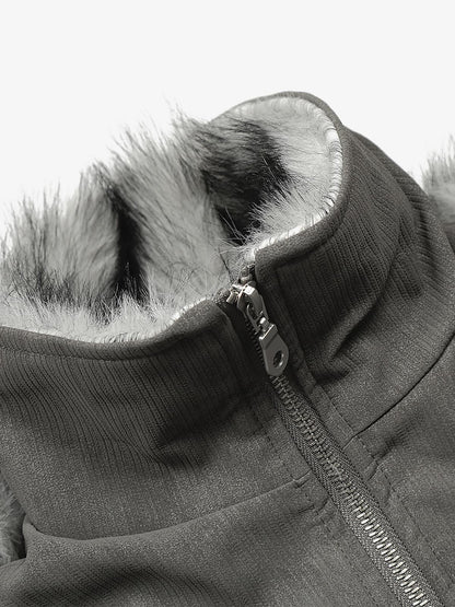 Two-Tone Fleece Jacket