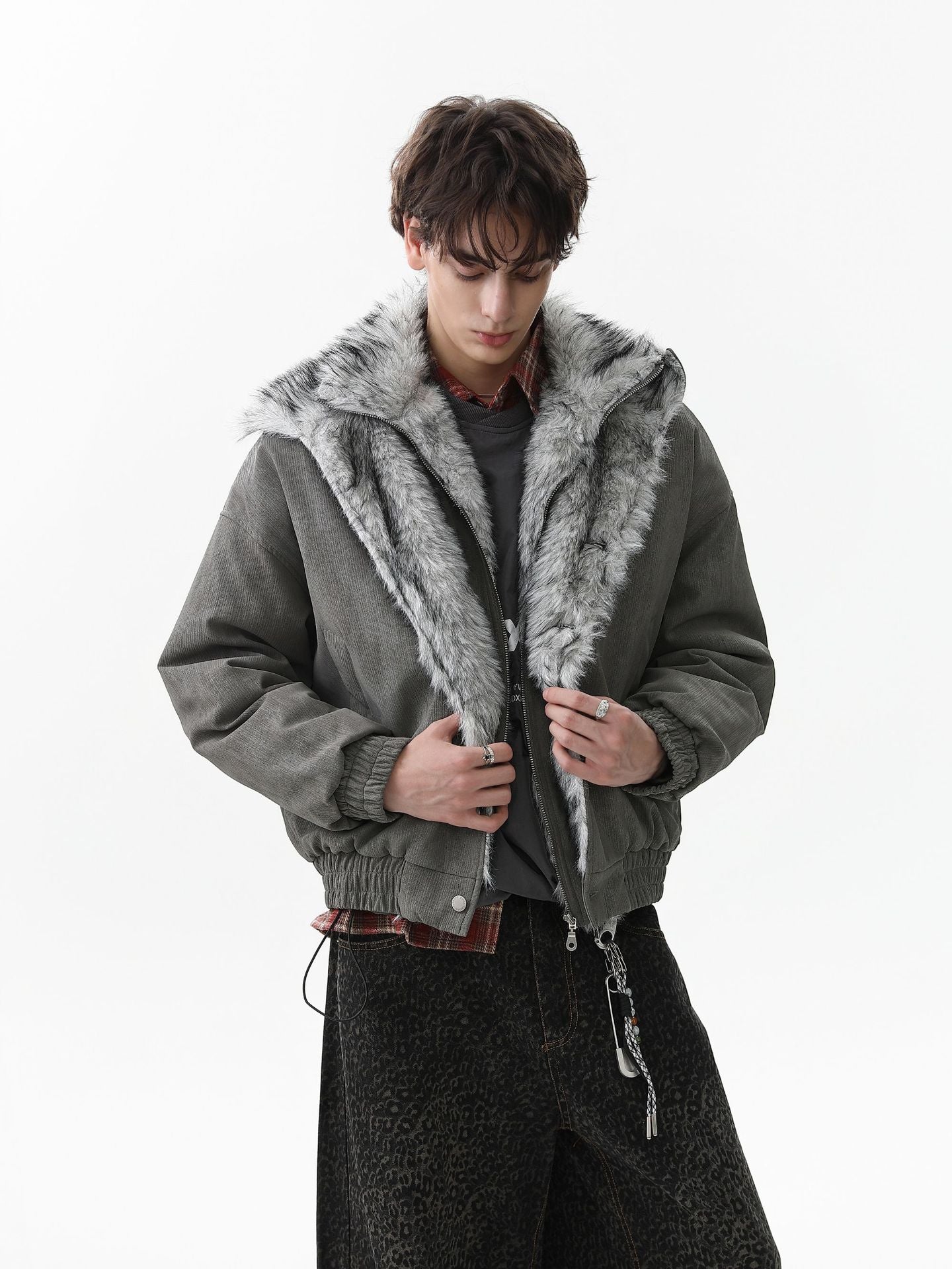 Two-Tone Fleece Jacket