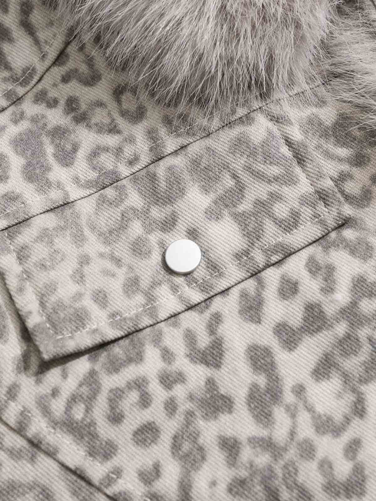 Leopard Fleece Jacket