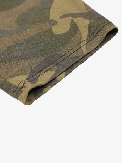 Camo Graphic Long Sleeve T-Shirt with Number 8 Design