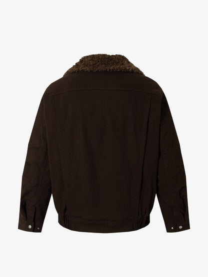Oblique Zip Quilted Jacket