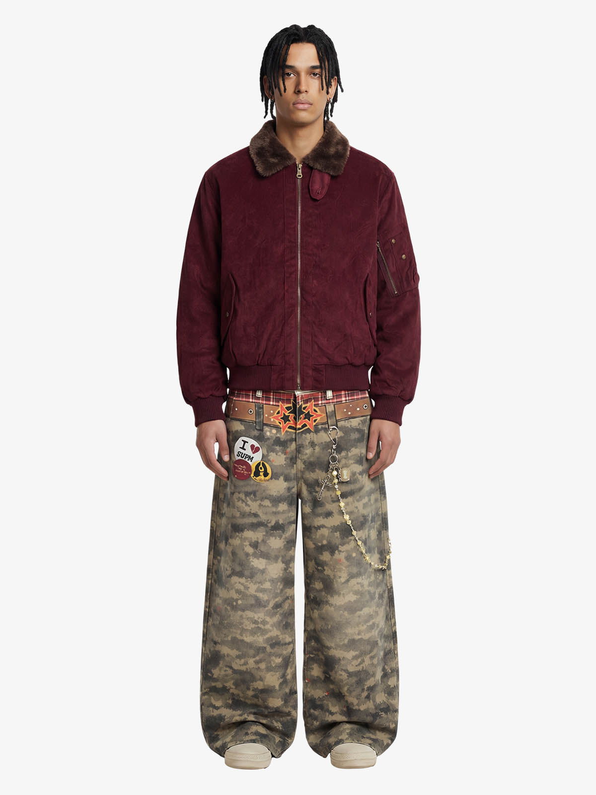Vintage Suede Bomber