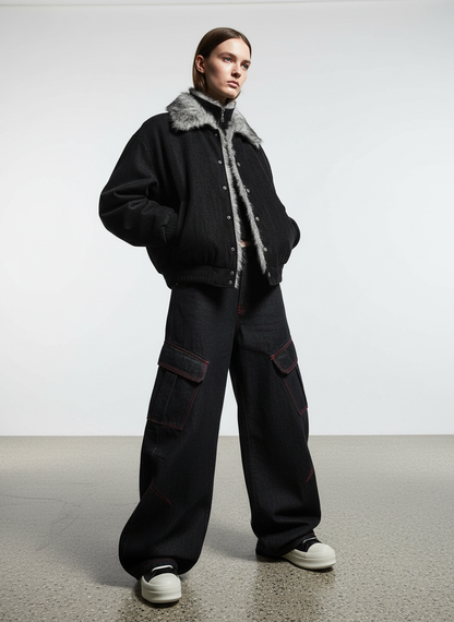 Two-Tone Fleece Jacket
