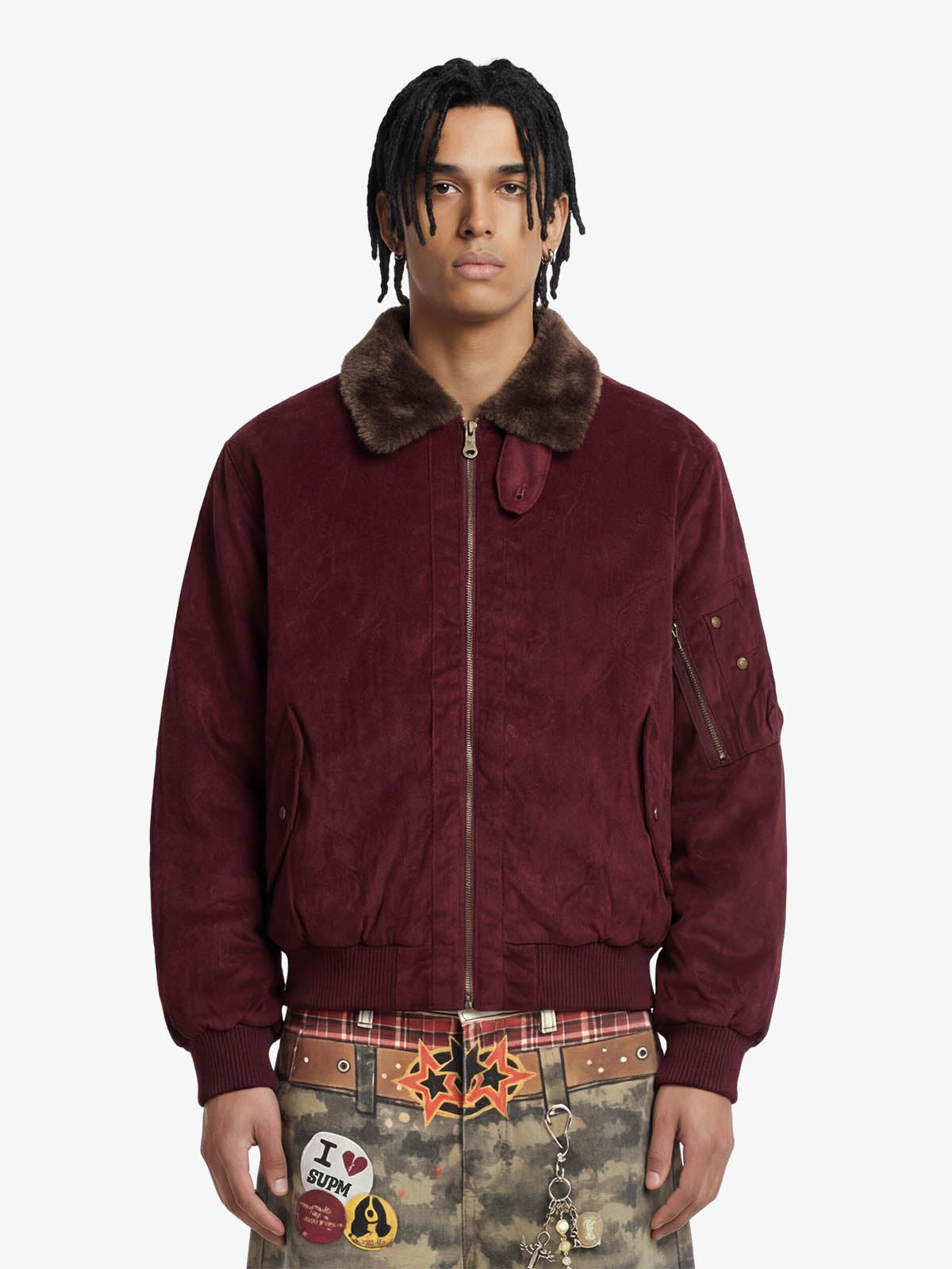 Vintage Suede Bomber