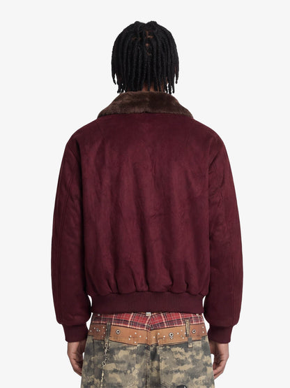 Vintage Suede Bomber