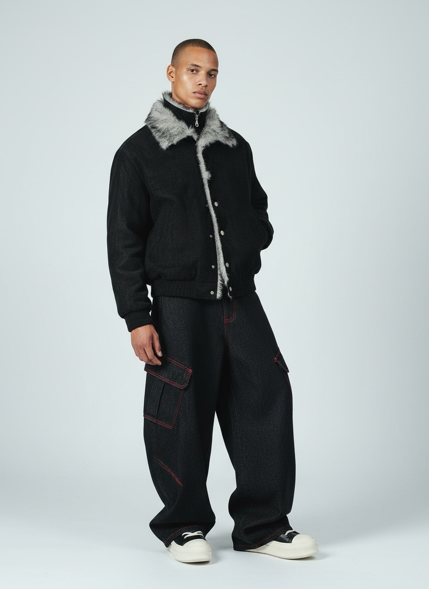 Two-Tone Fleece Jacket
