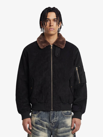 Vintage Suede Bomber