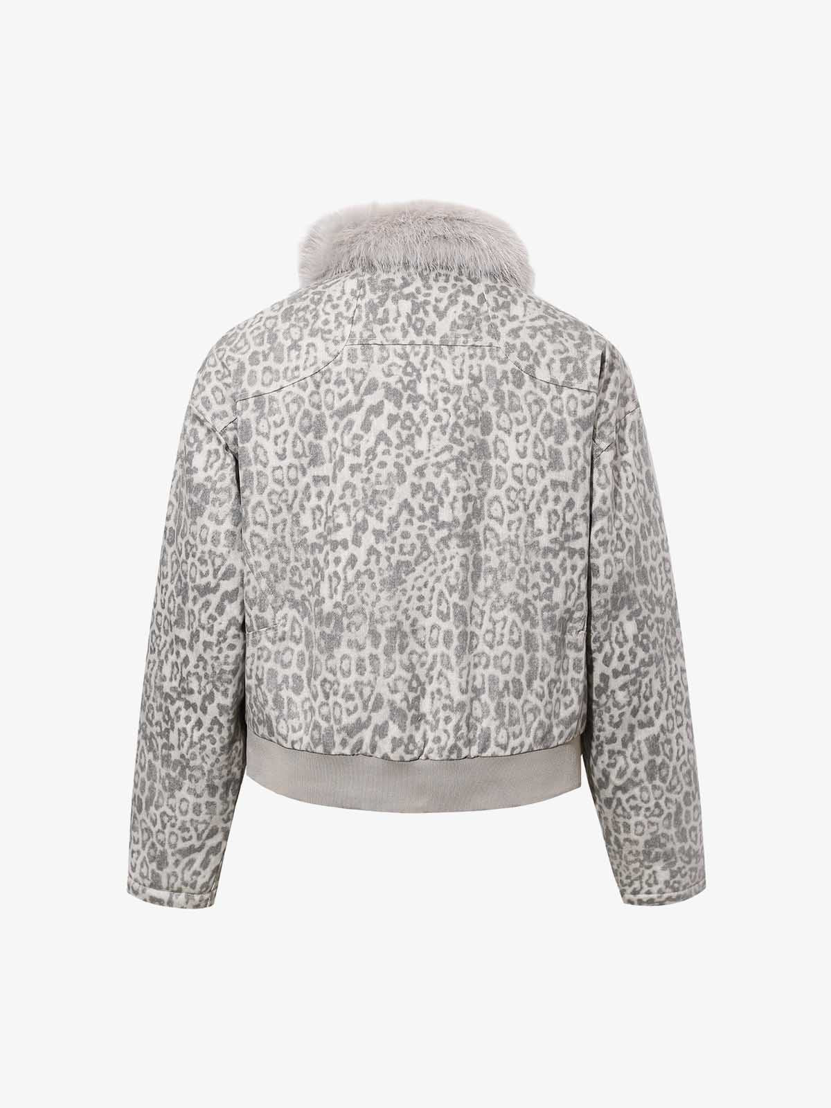 Leopard Fleece Jacket