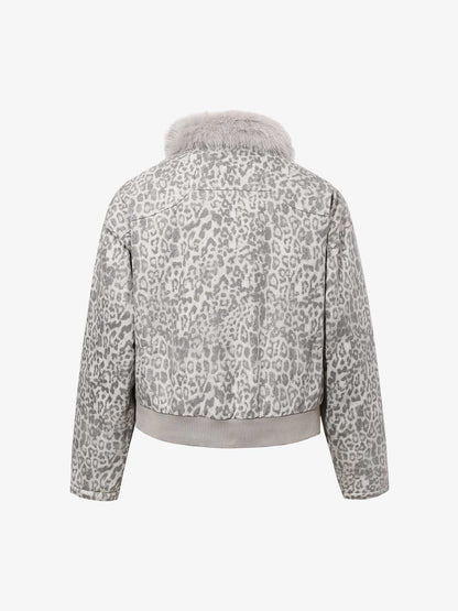 Leopard Fleece Jacket