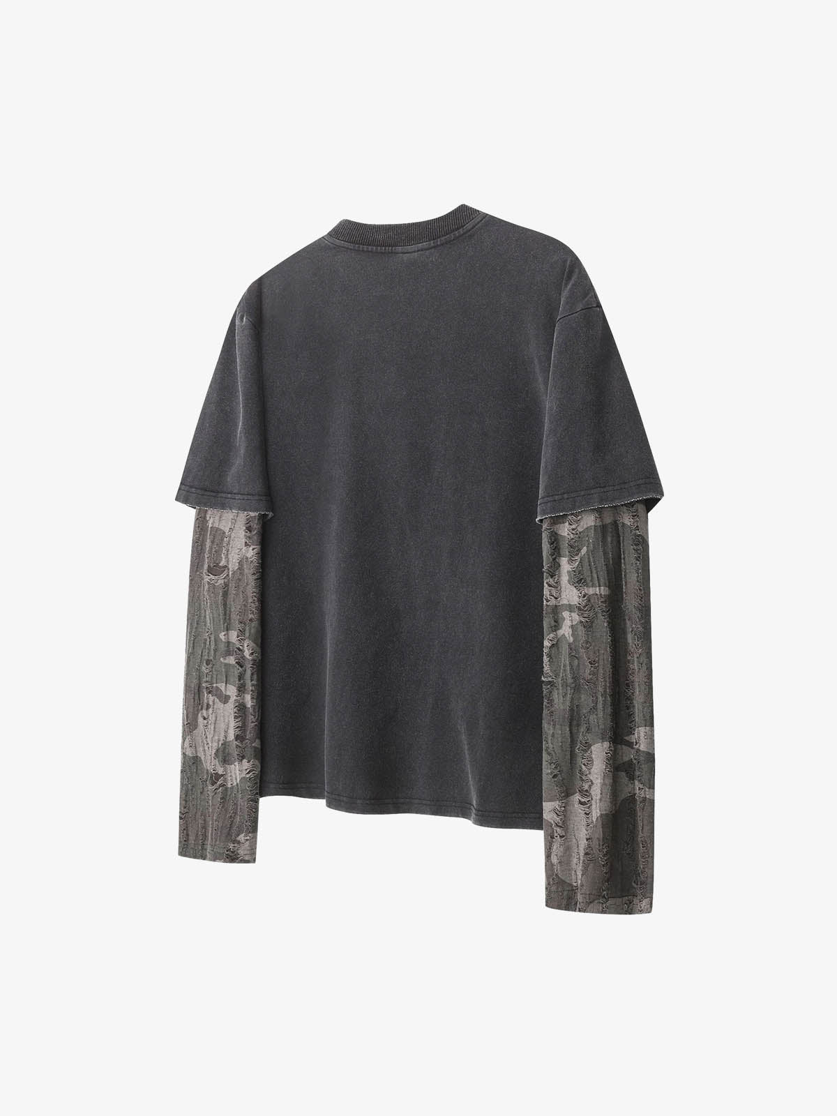 Long Sleeve with Layered Leopard Horse Design