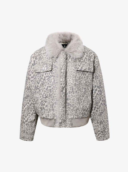 Leopard Fleece Jacket