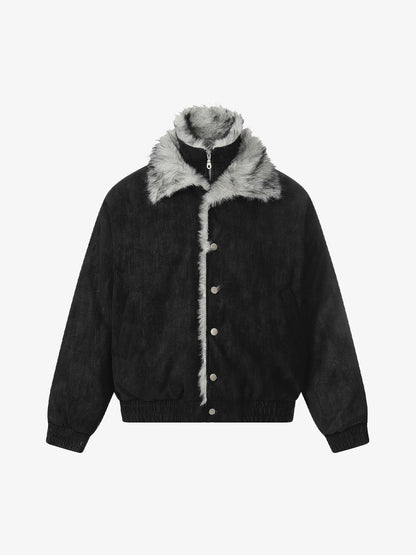 Two-Tone Fleece Jacket