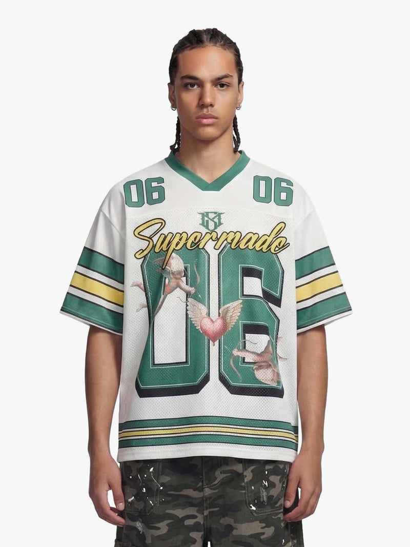 Sports Jersey V-Neck T-Shirt