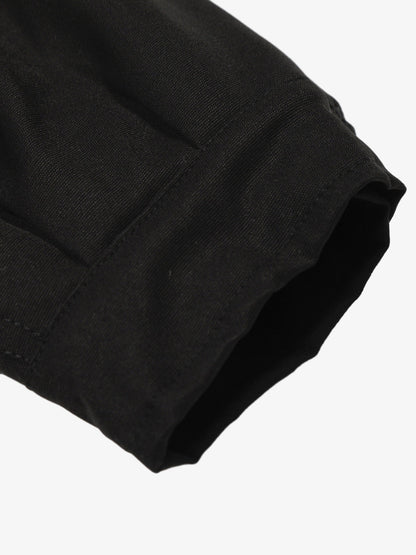 Retro Stand Collar Faux Fur Lined Bomber Jacket