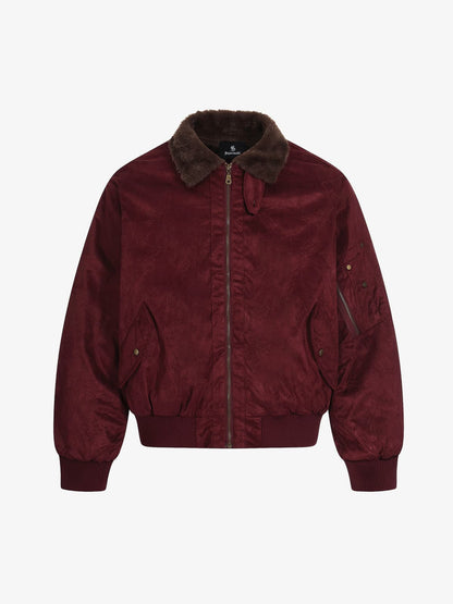 Vintage Suede Bomber