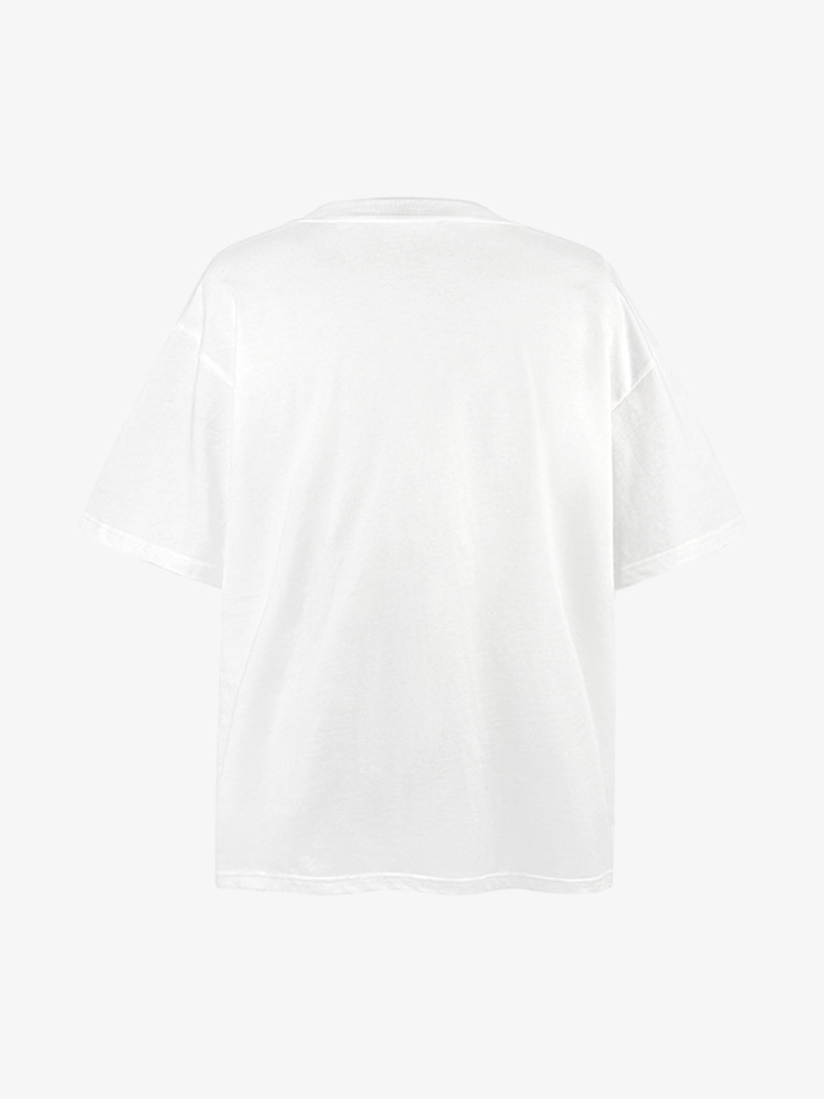 Distressed Graphic Tee with Washed Finish