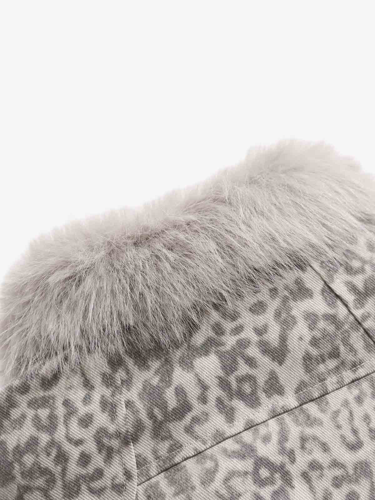 Leopard Fleece Jacket