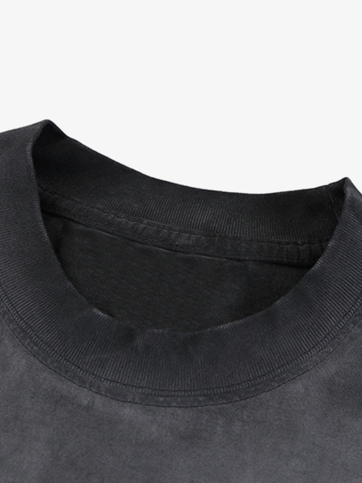 Retro Gradient Spray Letter Graphic Tee