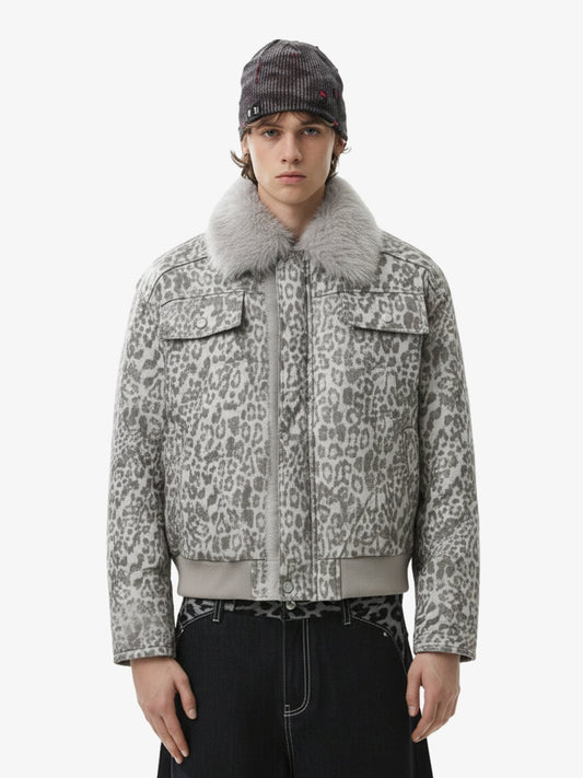 Leopard Fleece Jacket