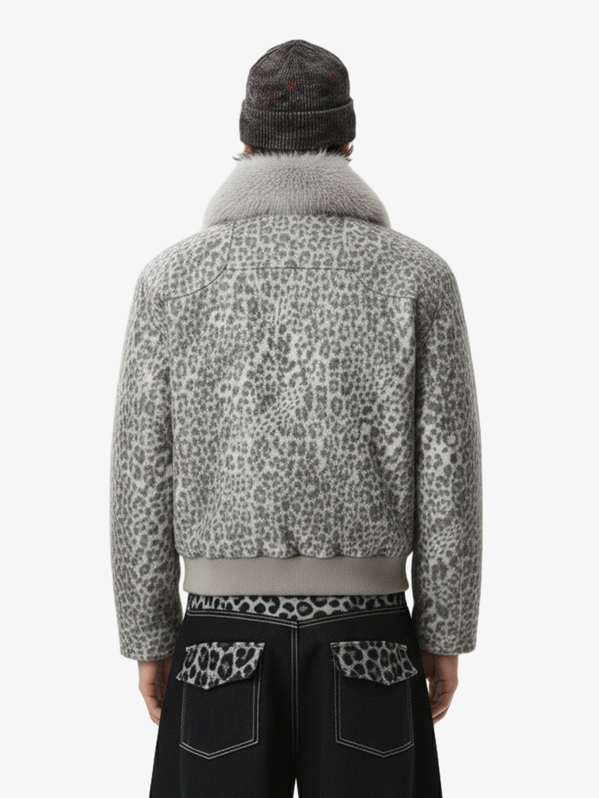 Leopard Fleece Jacket
