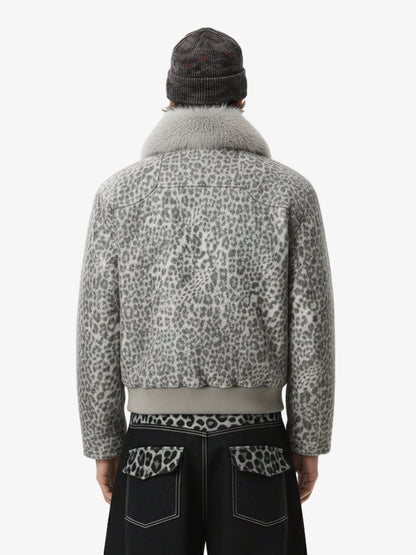 Leopard Fleece Jacket