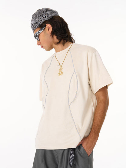Deconstructed Split Short Sleeve Tee