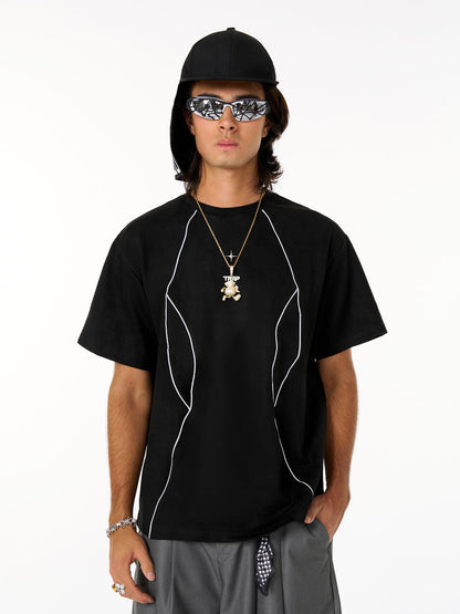 Deconstructed Split Short Sleeve Tee