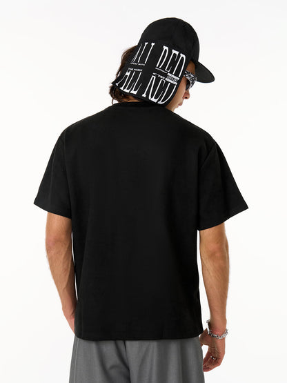 Deconstructed Split Short Sleeve Tee